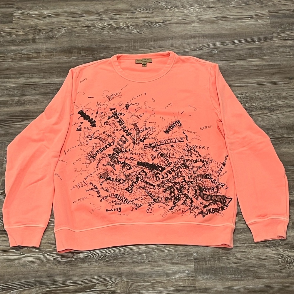 Burberry Rennie Sketch Logo Print Men’s Sweatshirt